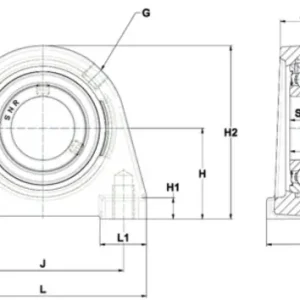 Ekspresowa dostawa Zespół z oprawą żeliwną USPAE209 SNR